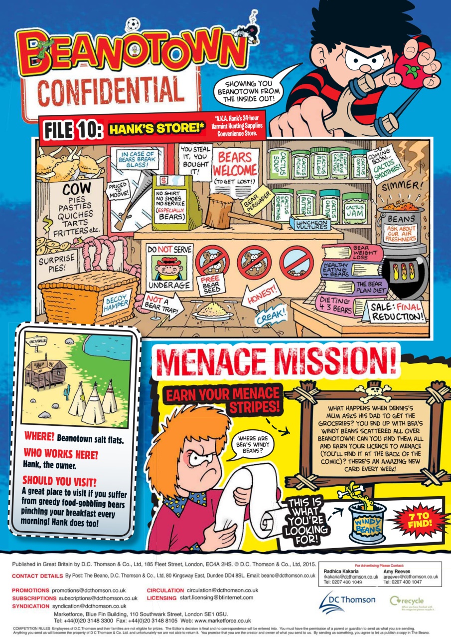 Beano Preview Pages