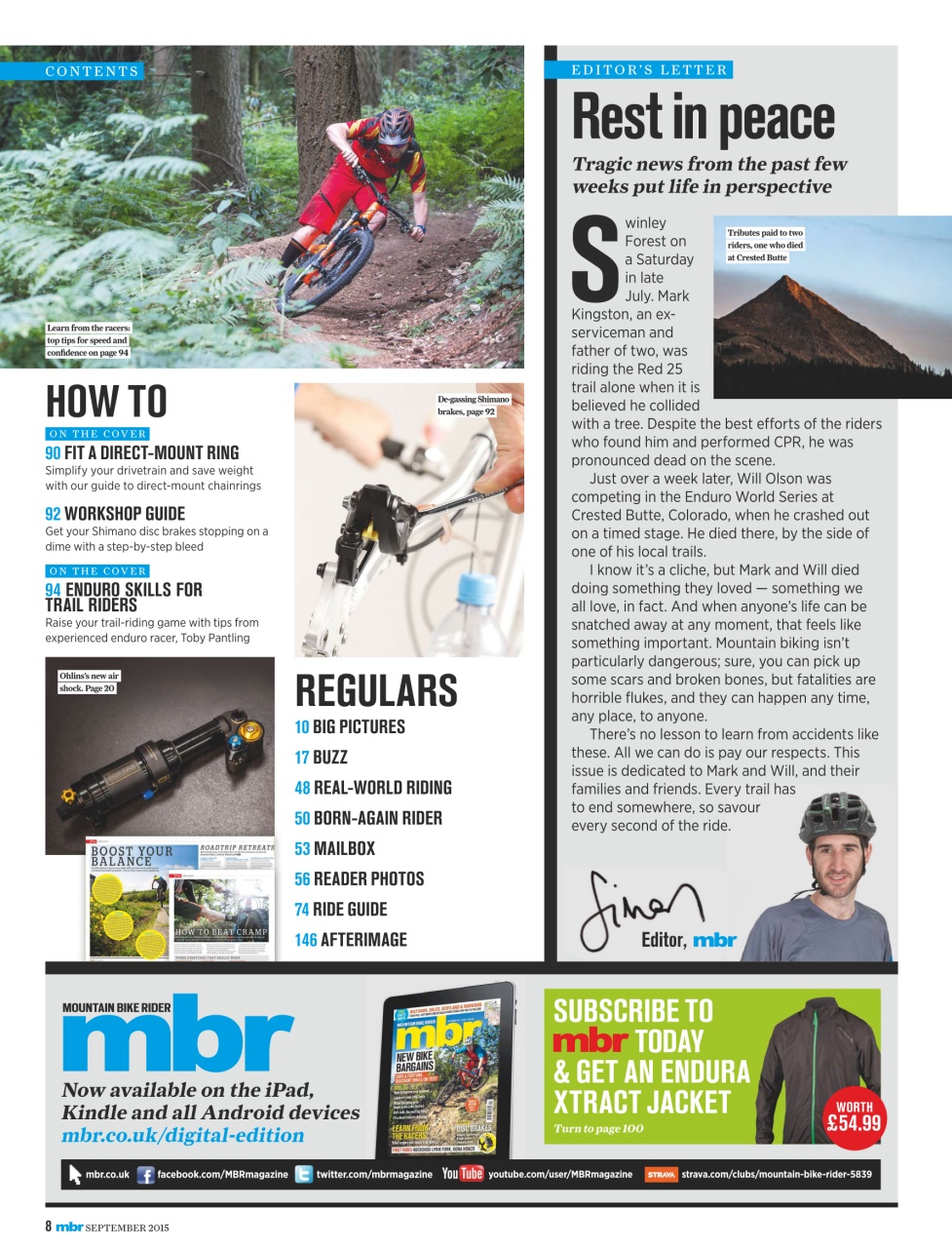 Mountain Bike Rider Preview Pages