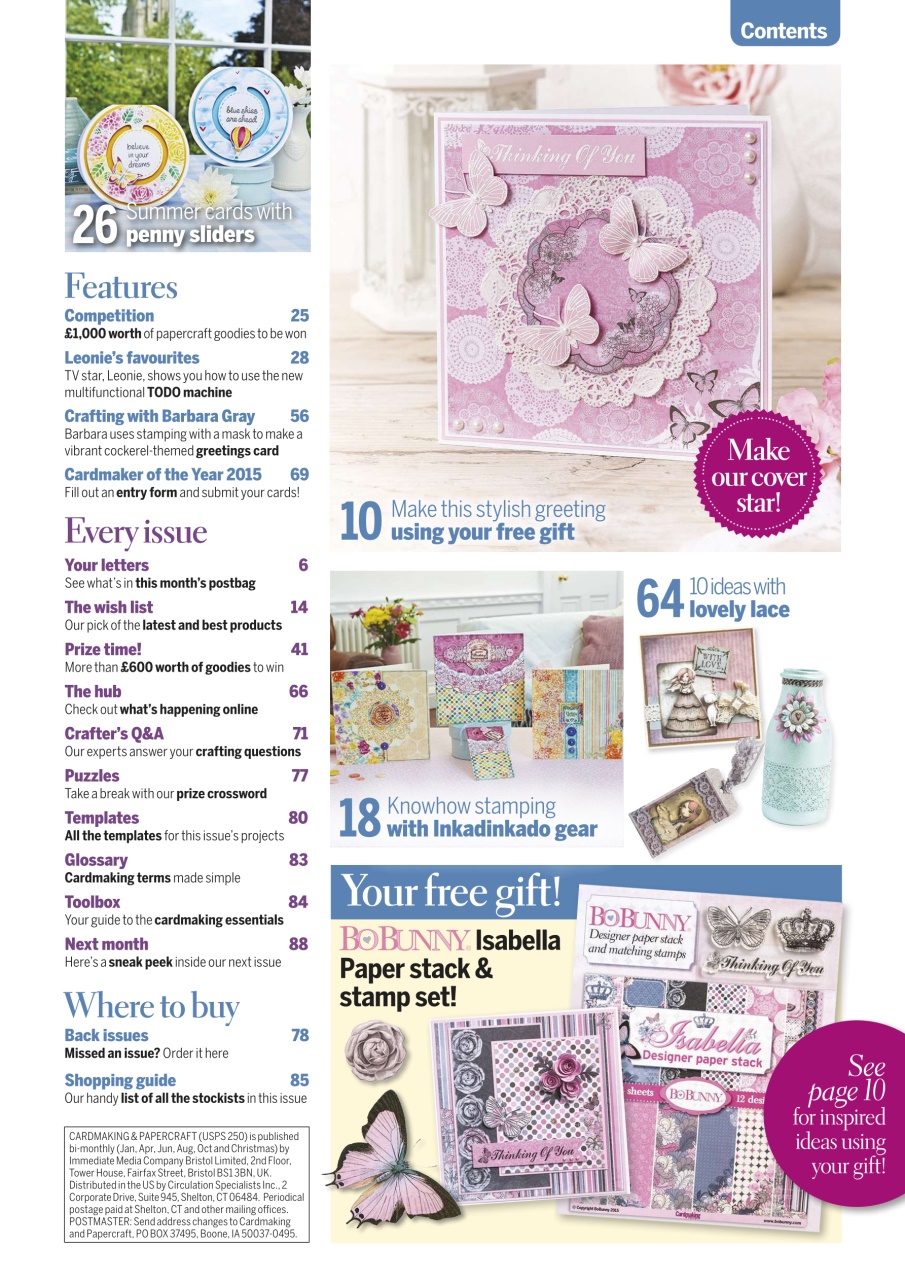 Cardmaking & Papercraft Preview Pages