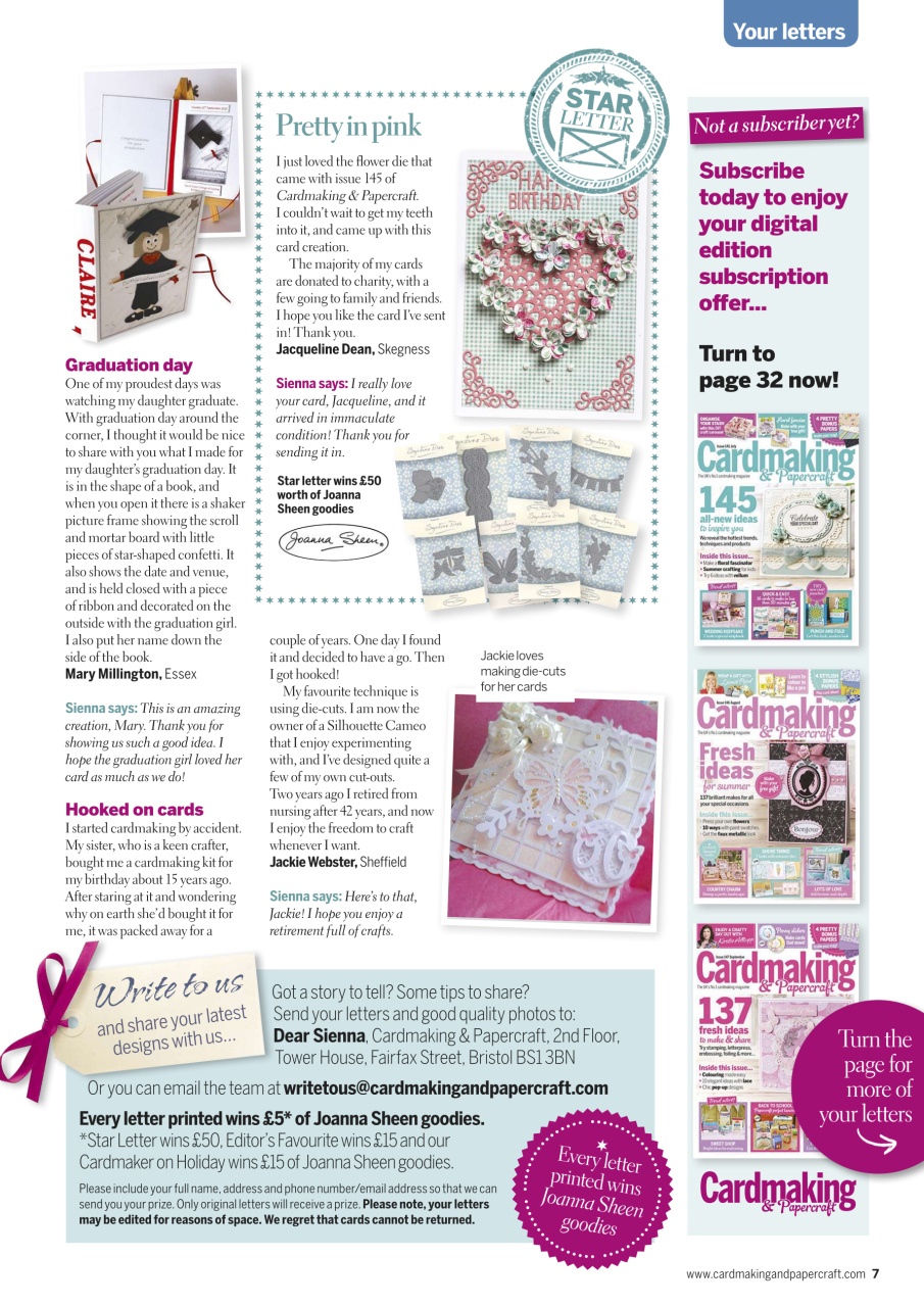 Cardmaking & Papercraft Preview Pages