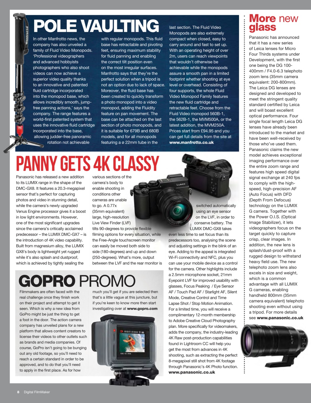 Digital FilmMaker Preview Pages