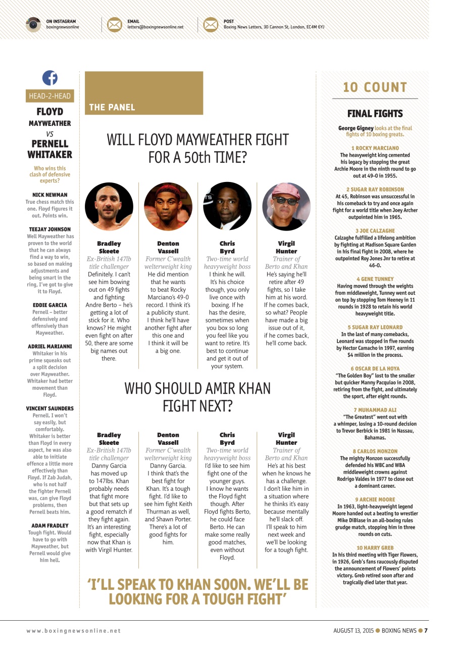 Boxing News Preview Pages