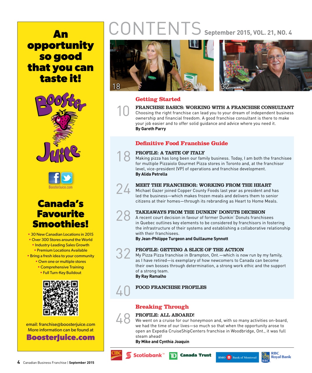 Canadian Business Franchise Preview Pages