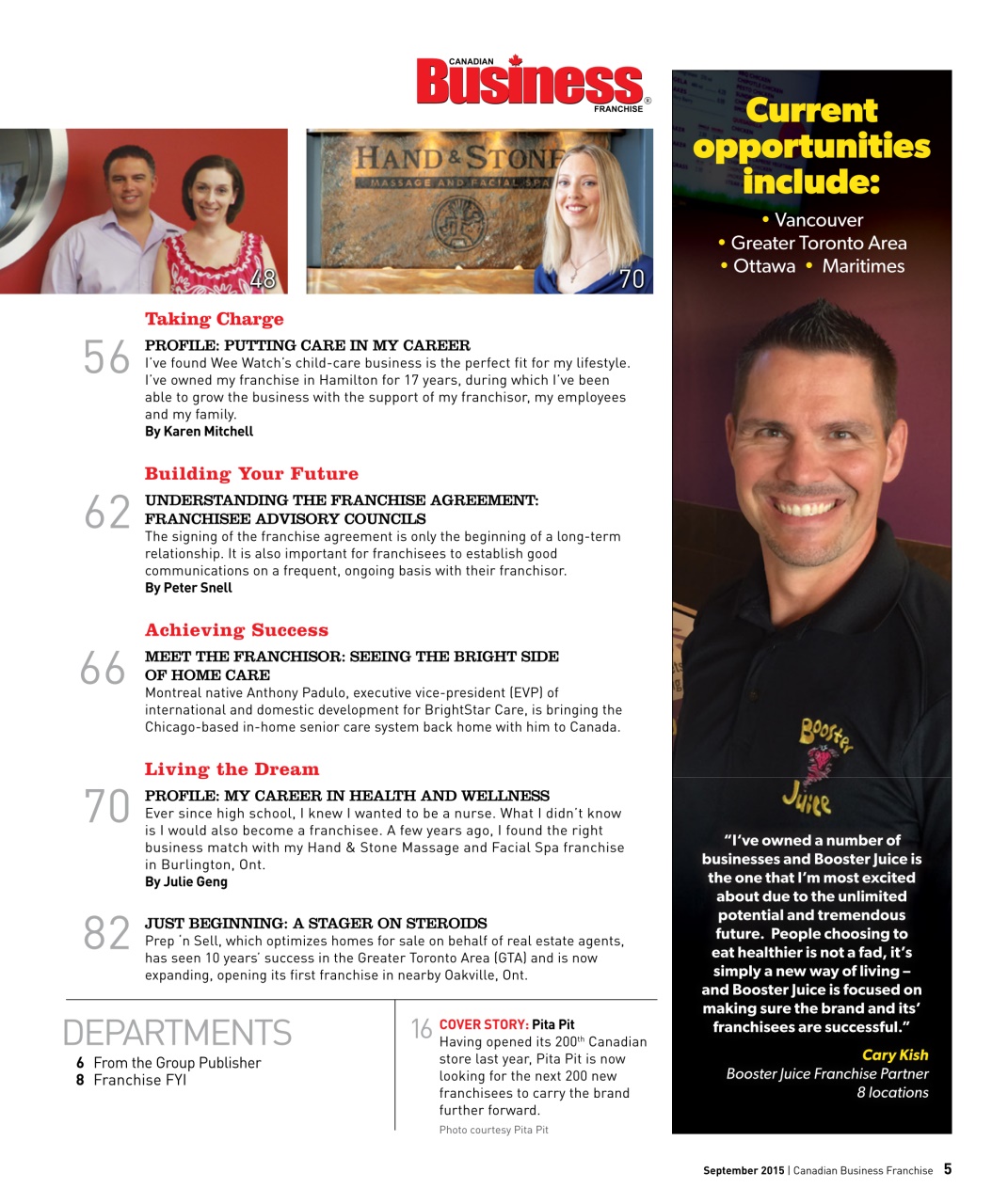 Canadian Business Franchise Preview Pages