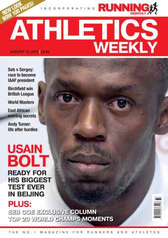 AW – Athletics Weekly Magazine issue 13 August 2015