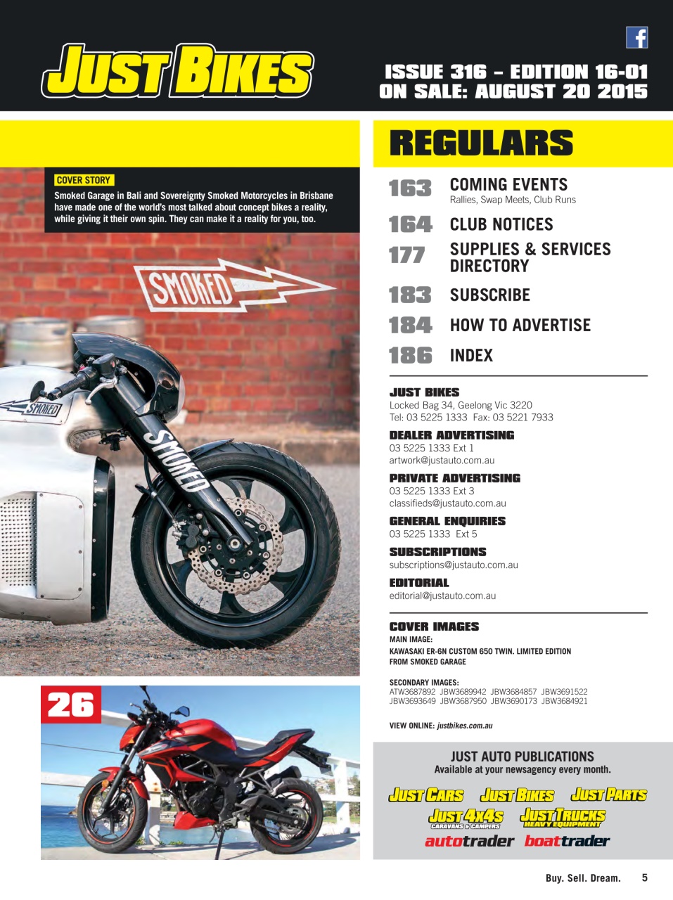 JUST BIKES Preview Pages