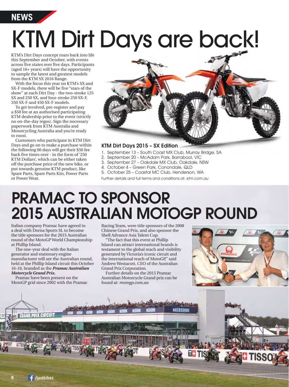 JUST BIKES Preview Pages