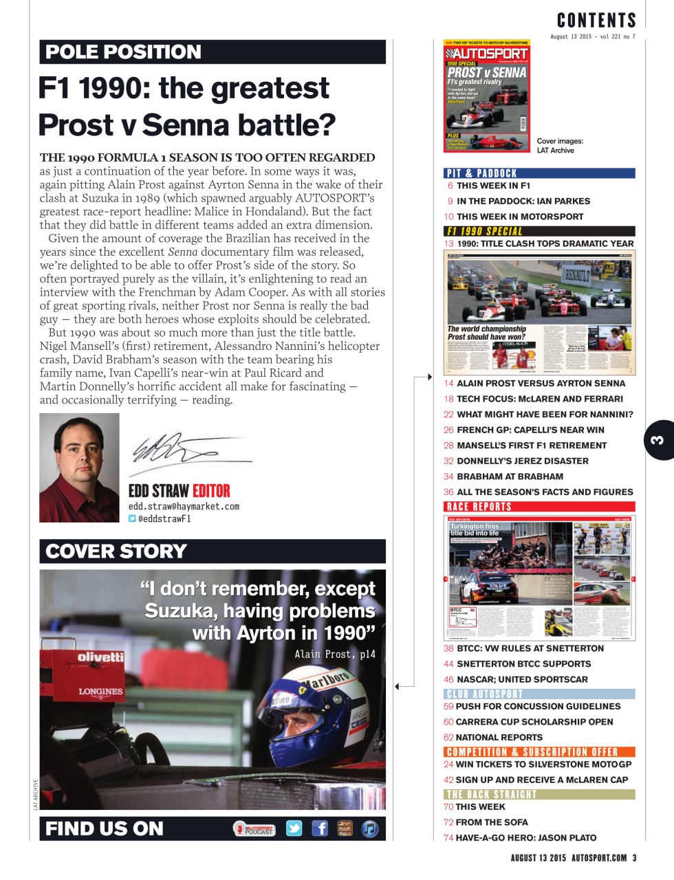Autosport Preview Pages