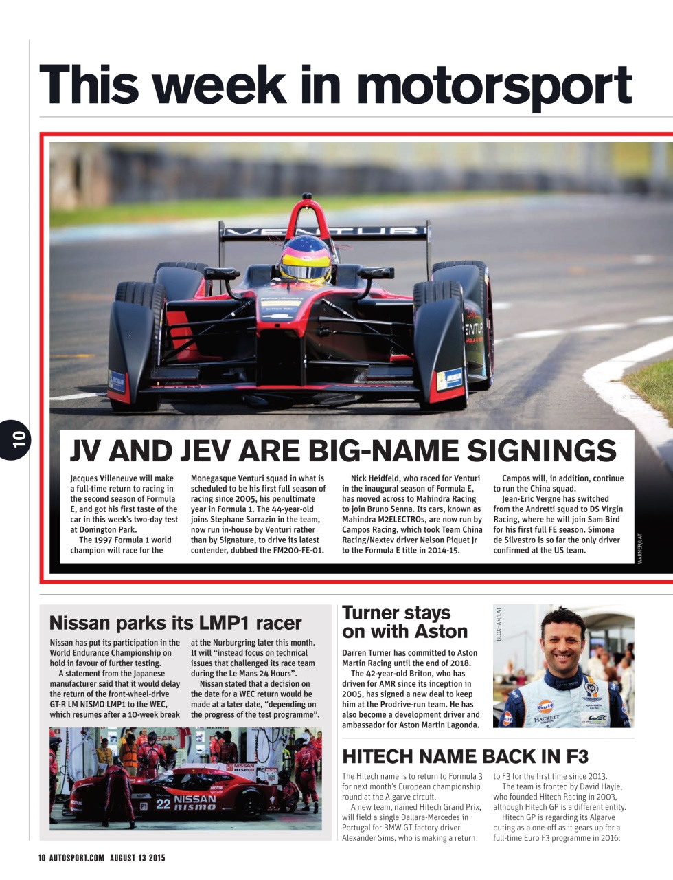 Autosport Preview Pages