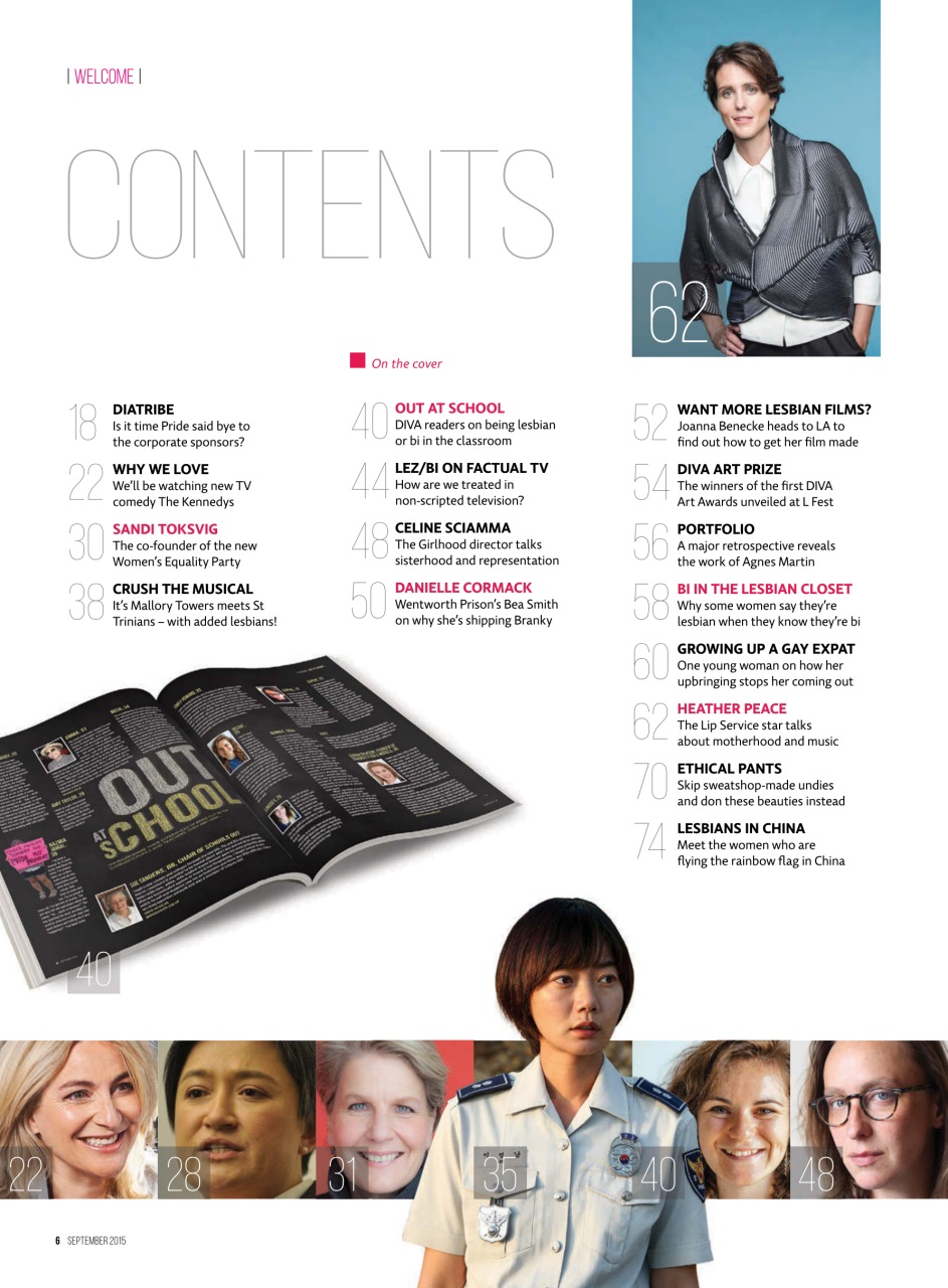 DIVA Magazine Preview Pages