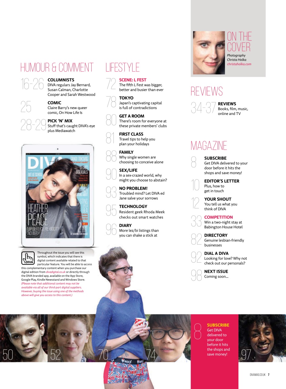 DIVA Magazine Preview Pages