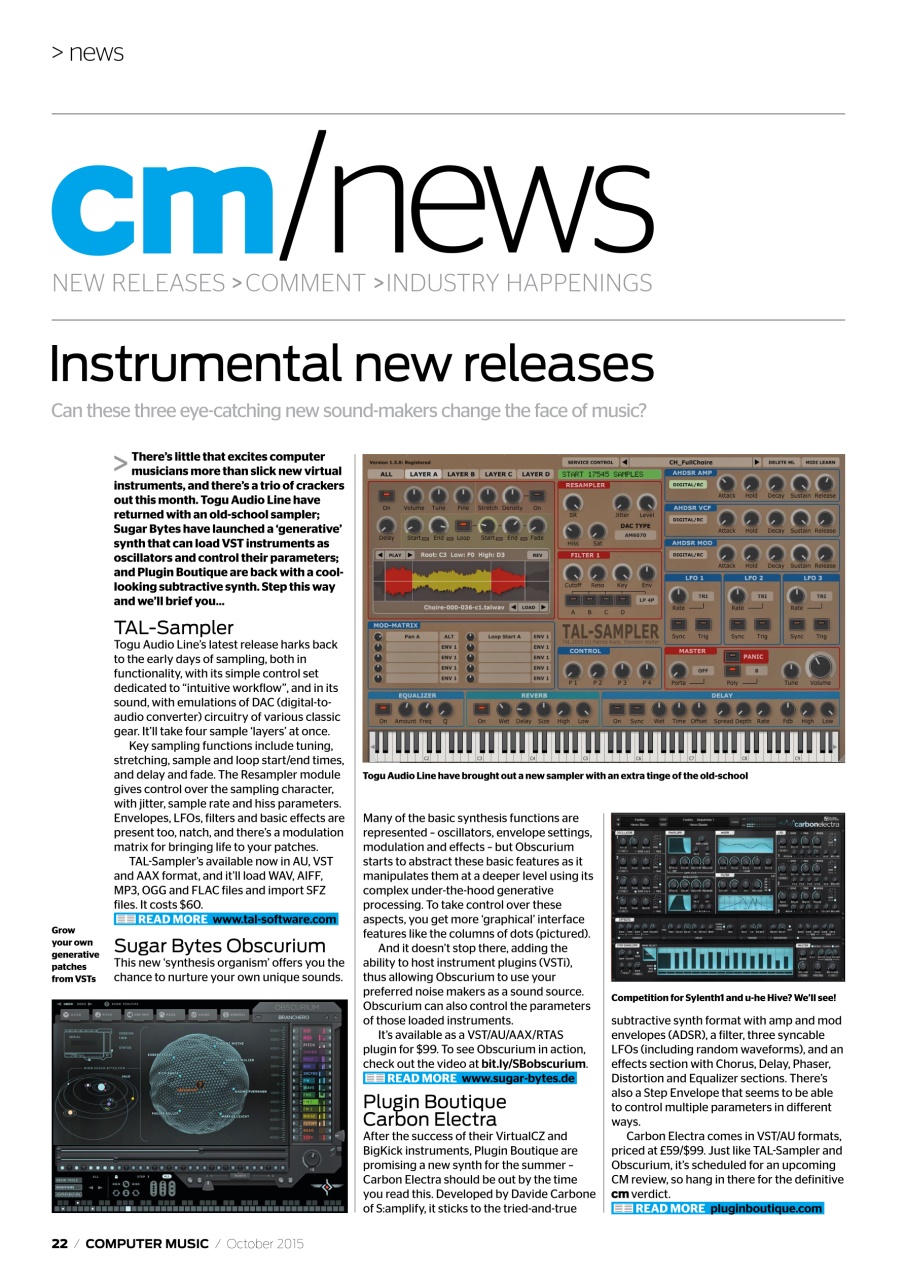 Computer Music Preview Pages