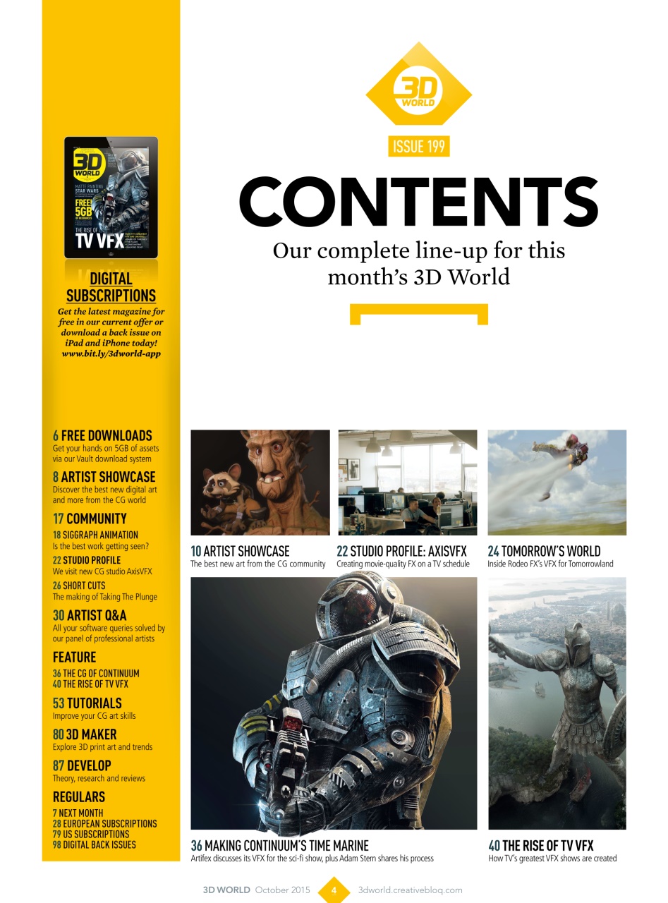 3D World Preview Pages