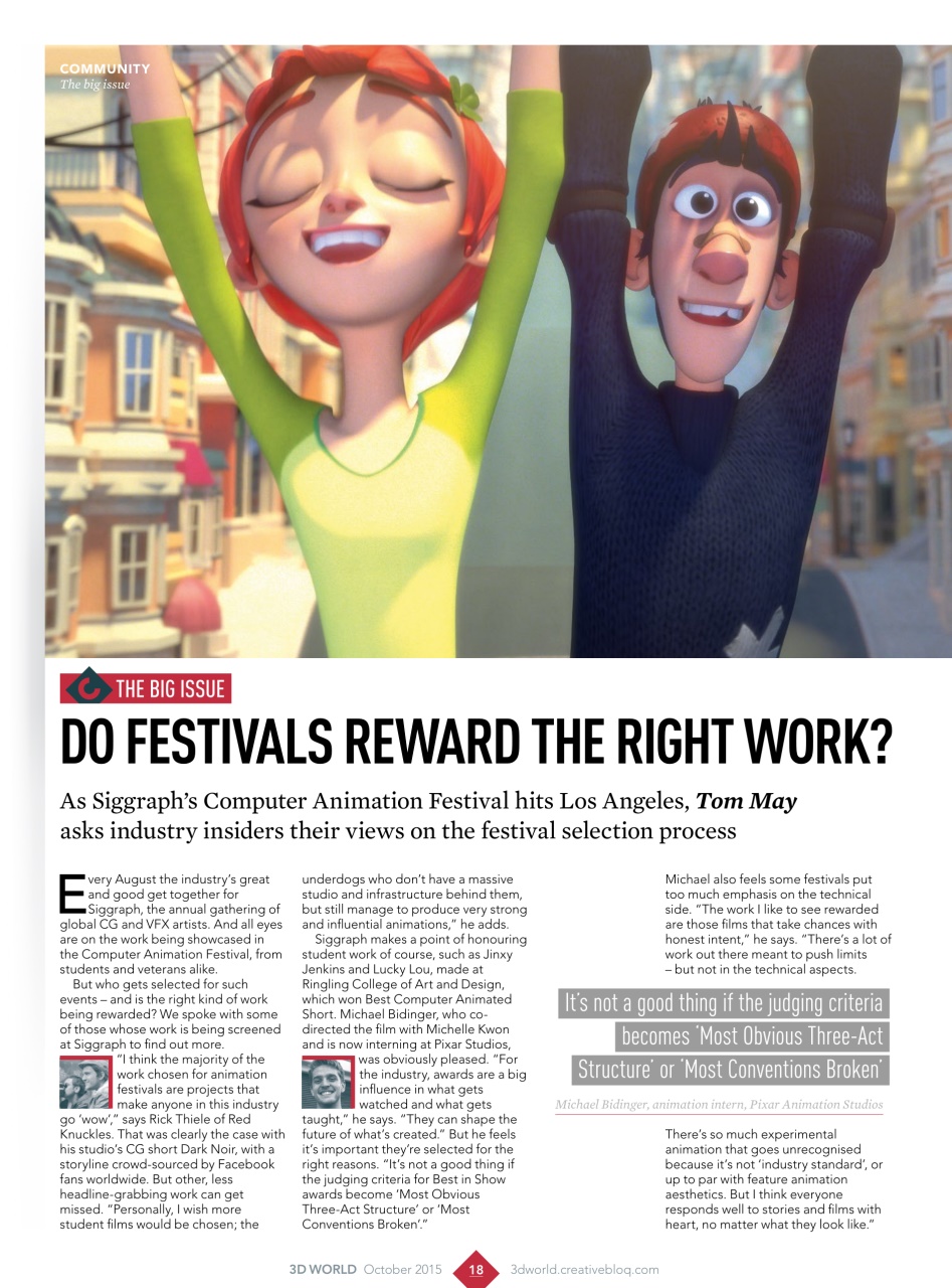 3D World Preview Pages