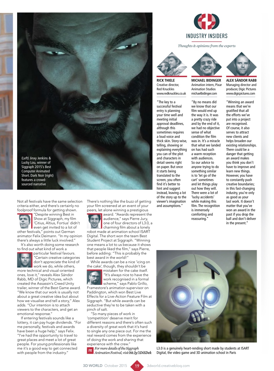 3D World Preview Pages