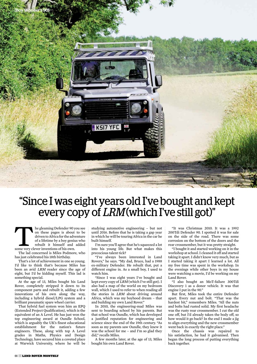 Land Rover Monthly Preview Pages