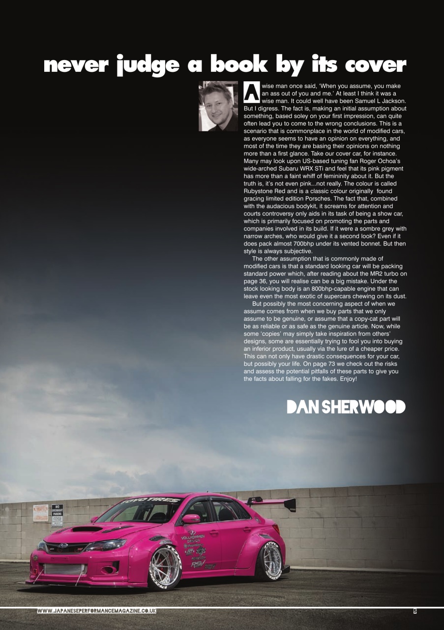 Japanese Performance Preview Pages