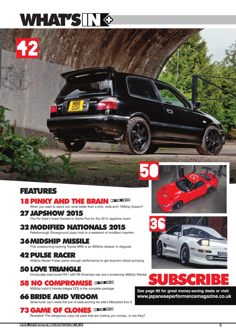 Japanese Performance Preview Pages