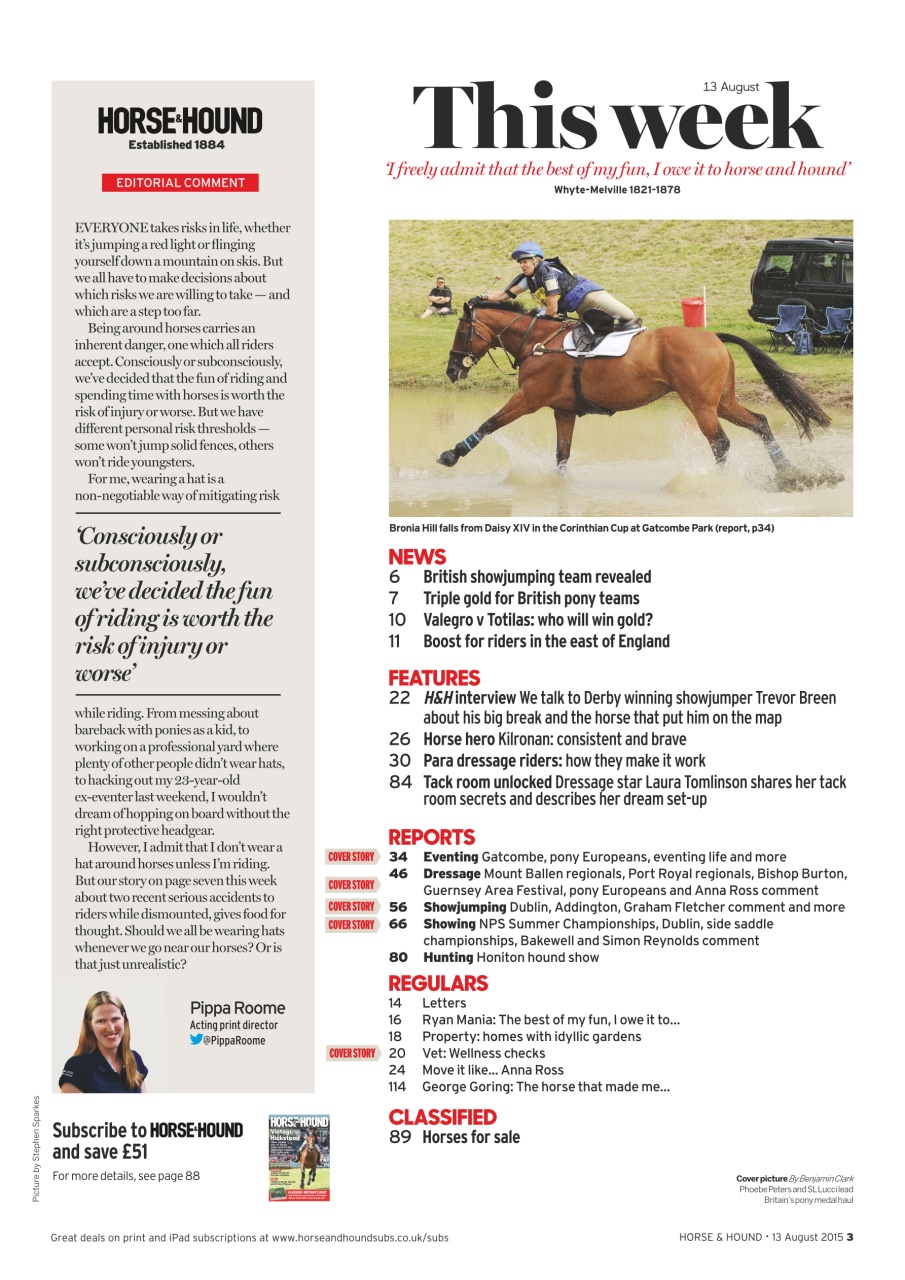 Horse & Hound Preview Pages