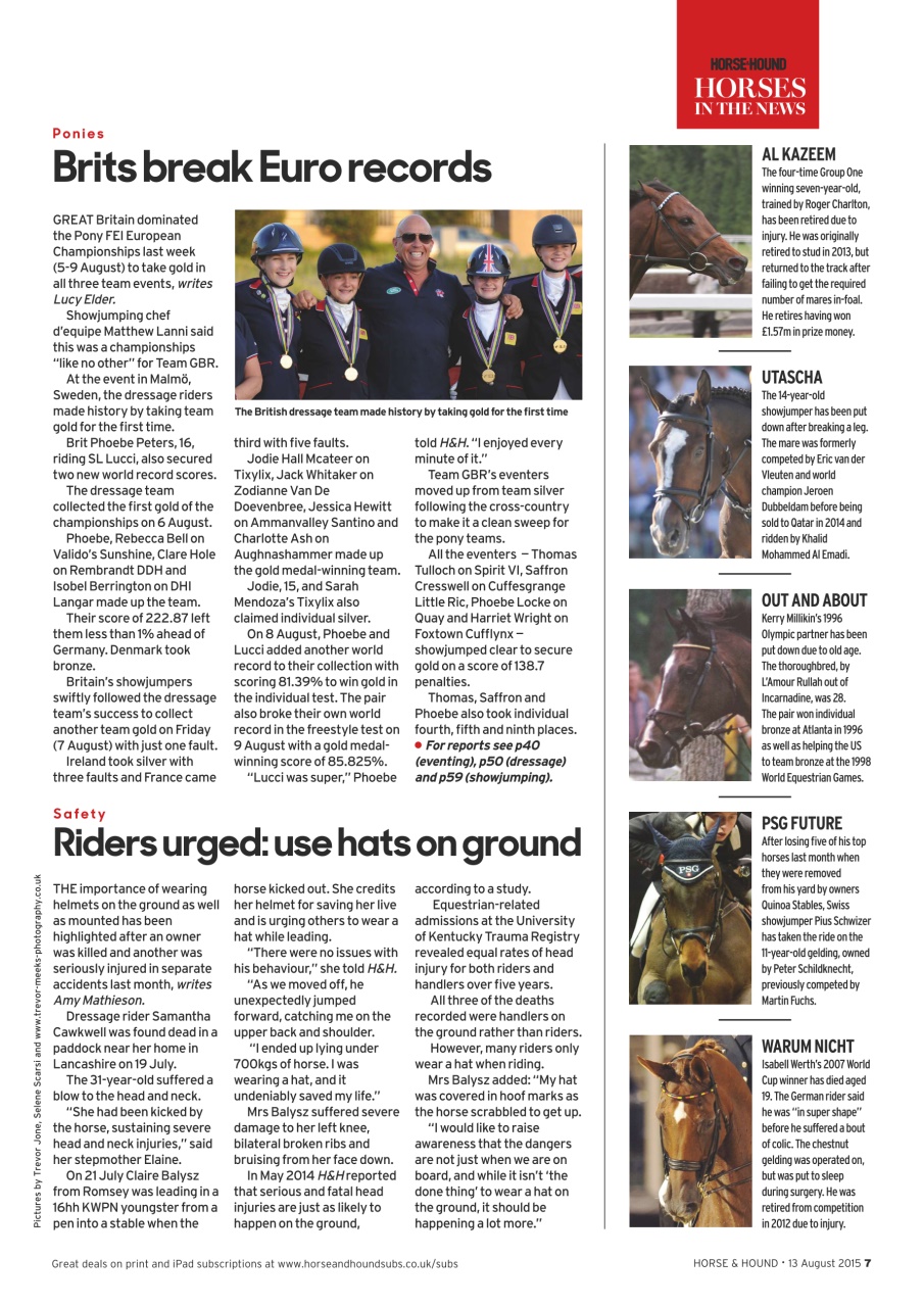 Horse & Hound Preview Pages