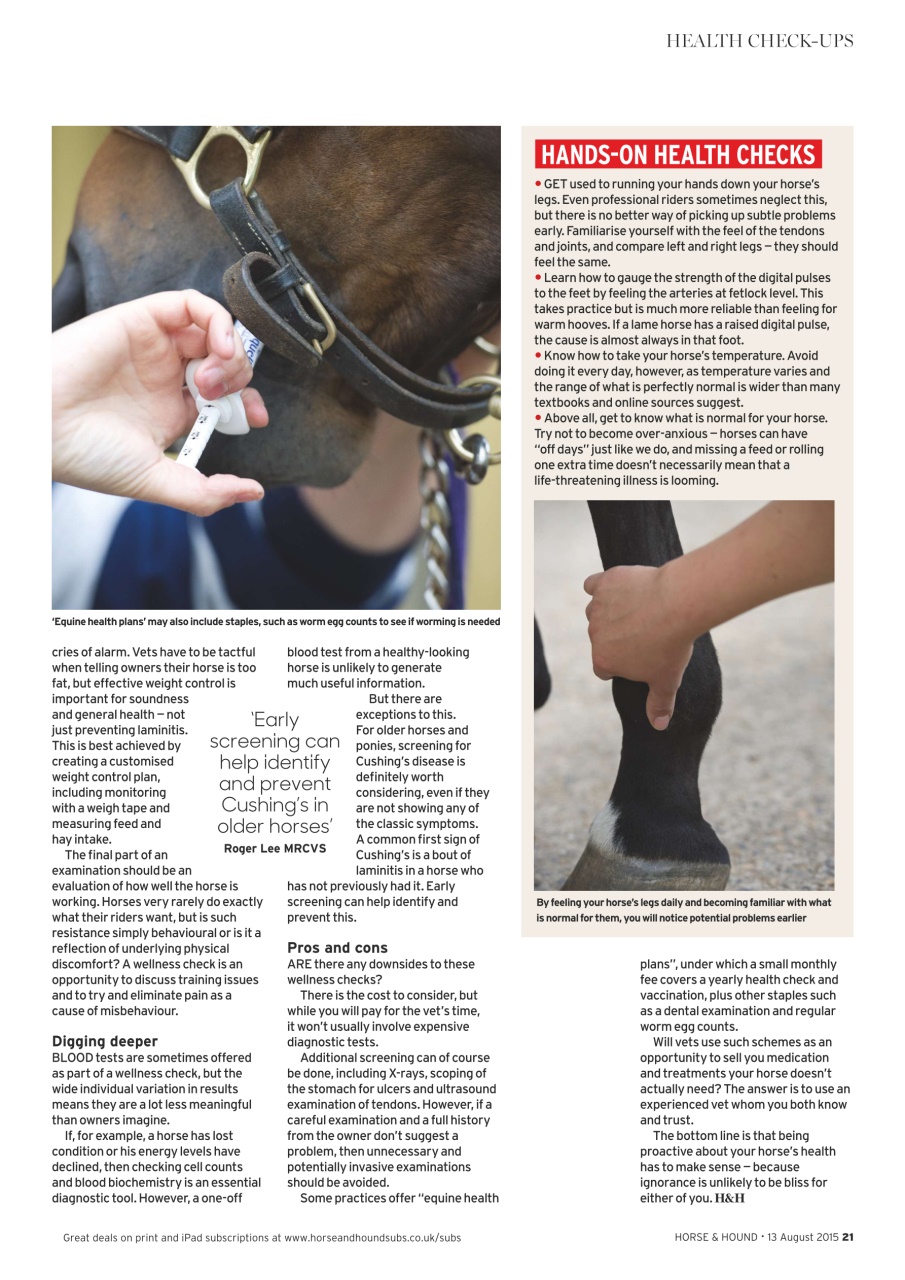 Horse & Hound Preview Pages