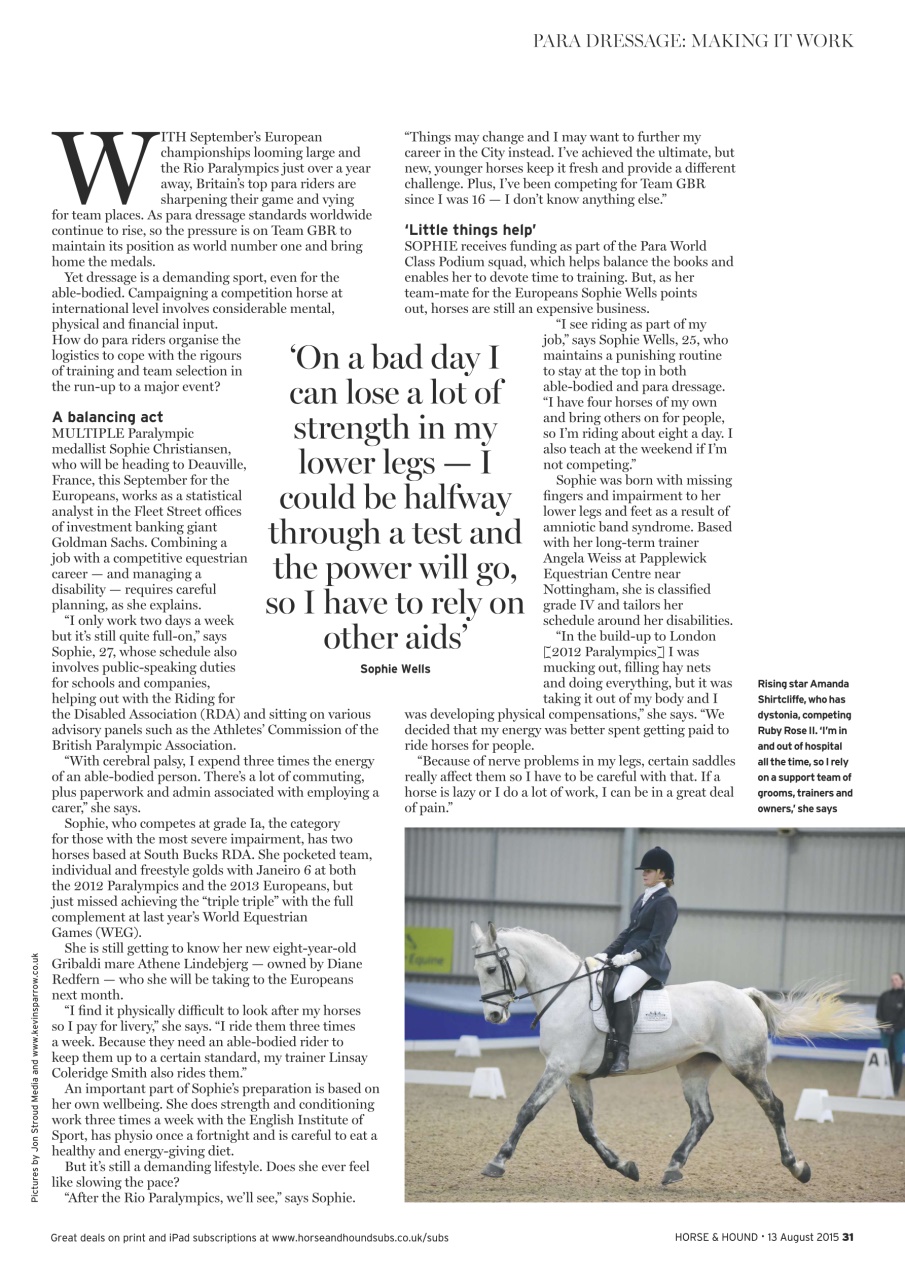 Horse & Hound Preview Pages