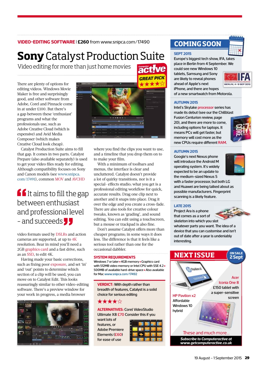 Computer Active Preview Pages