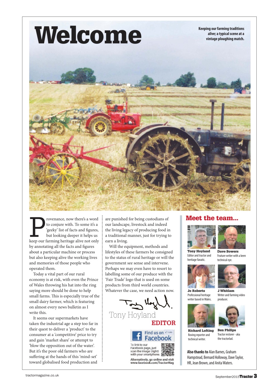 Tractor & Farming Heritage Magazine Preview Pages