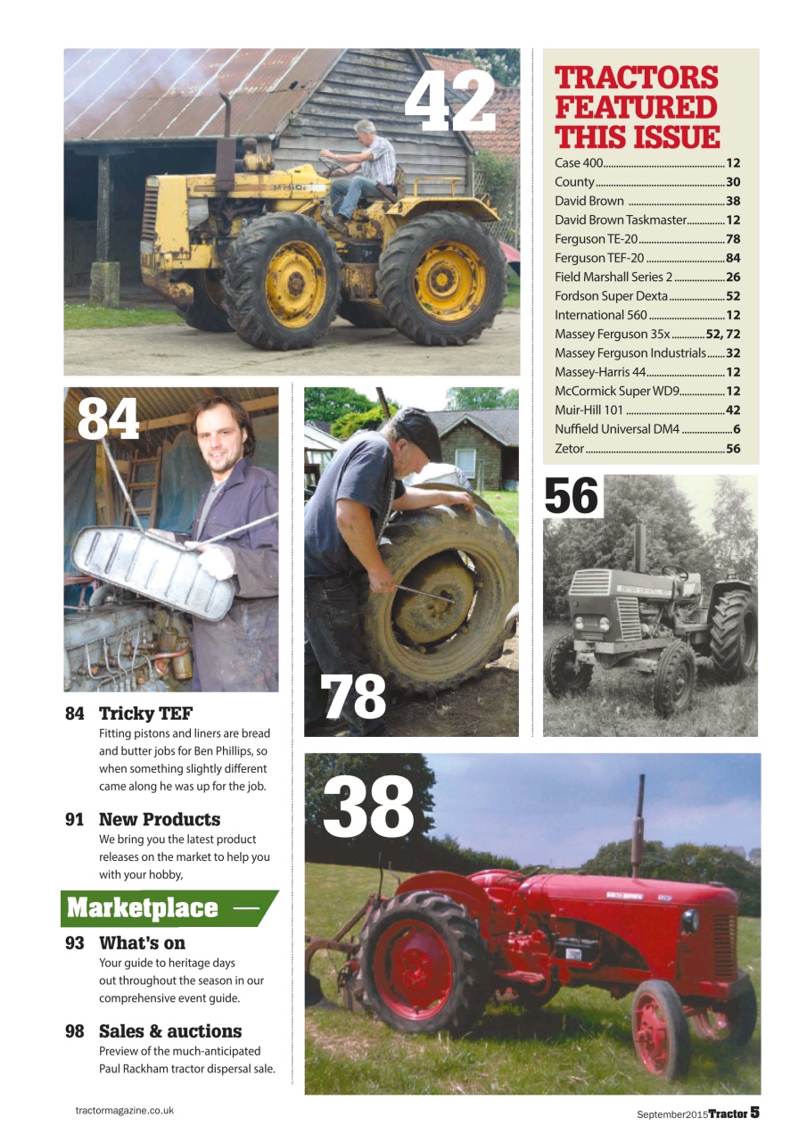 Tractor & Farming Heritage Magazine Preview Pages