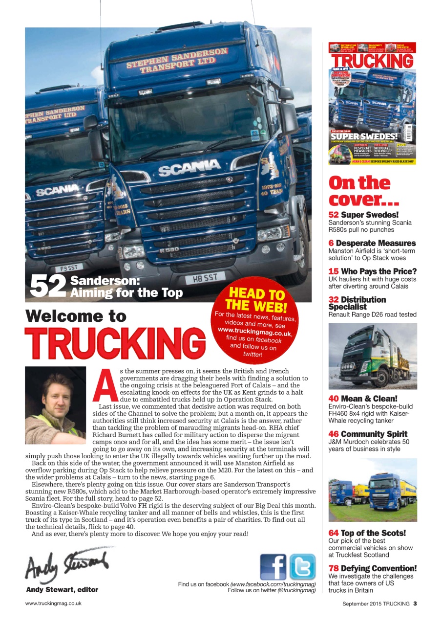 Trucking Magazine Preview Pages