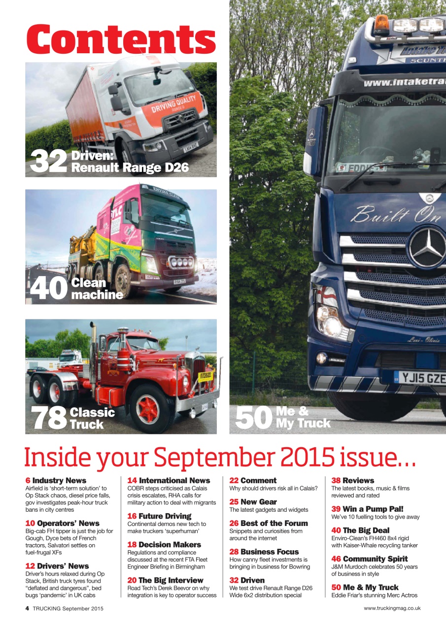 Trucking Magazine Preview Pages