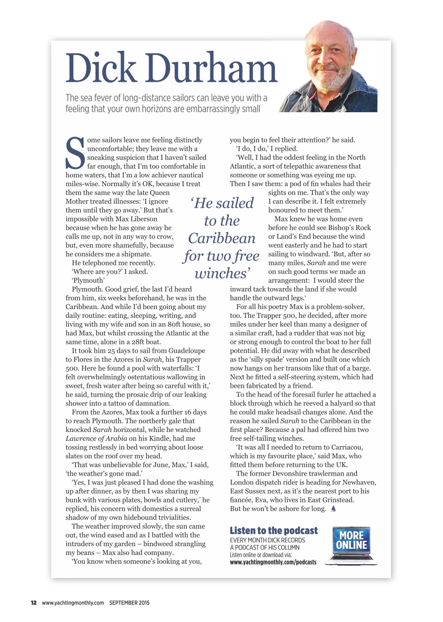 Yachting Monthly Preview Pages