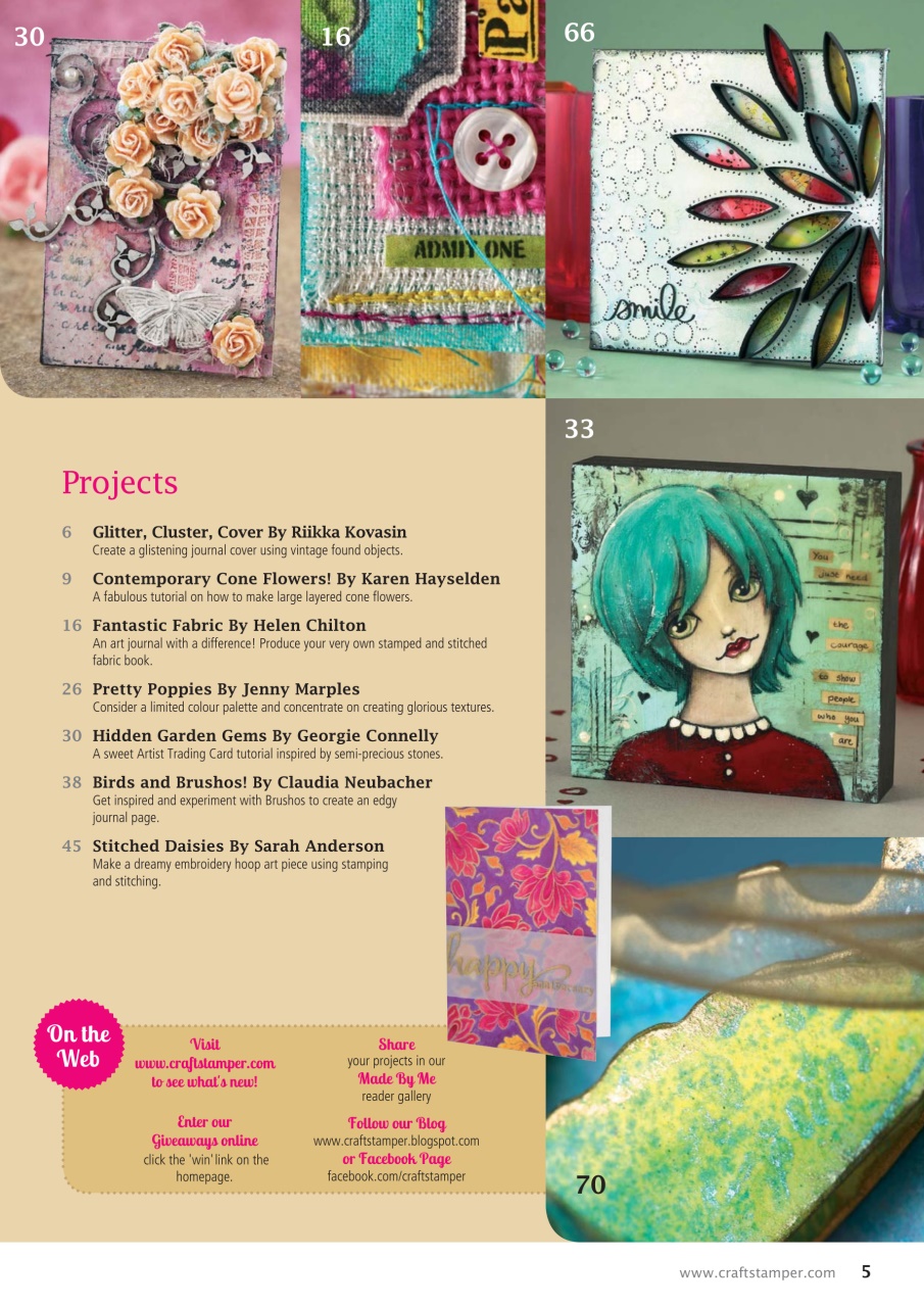 Craft Stamper Preview Pages