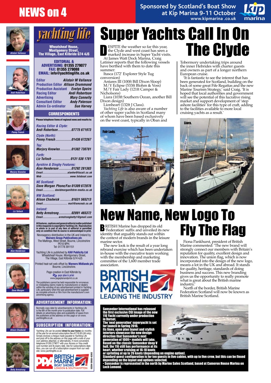 Yachting Life Preview Pages