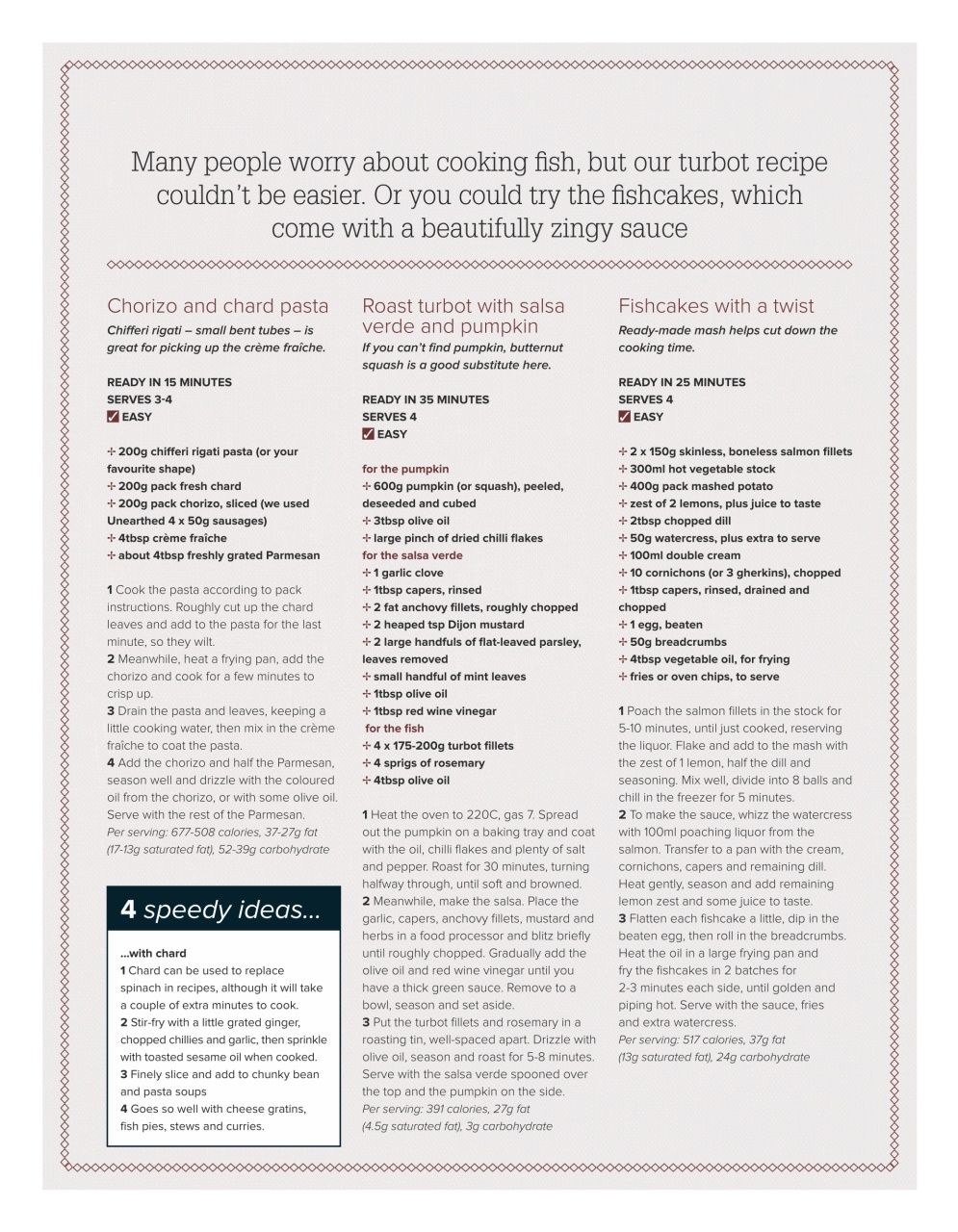 Woman & Home Feel Good Food Preview Pages