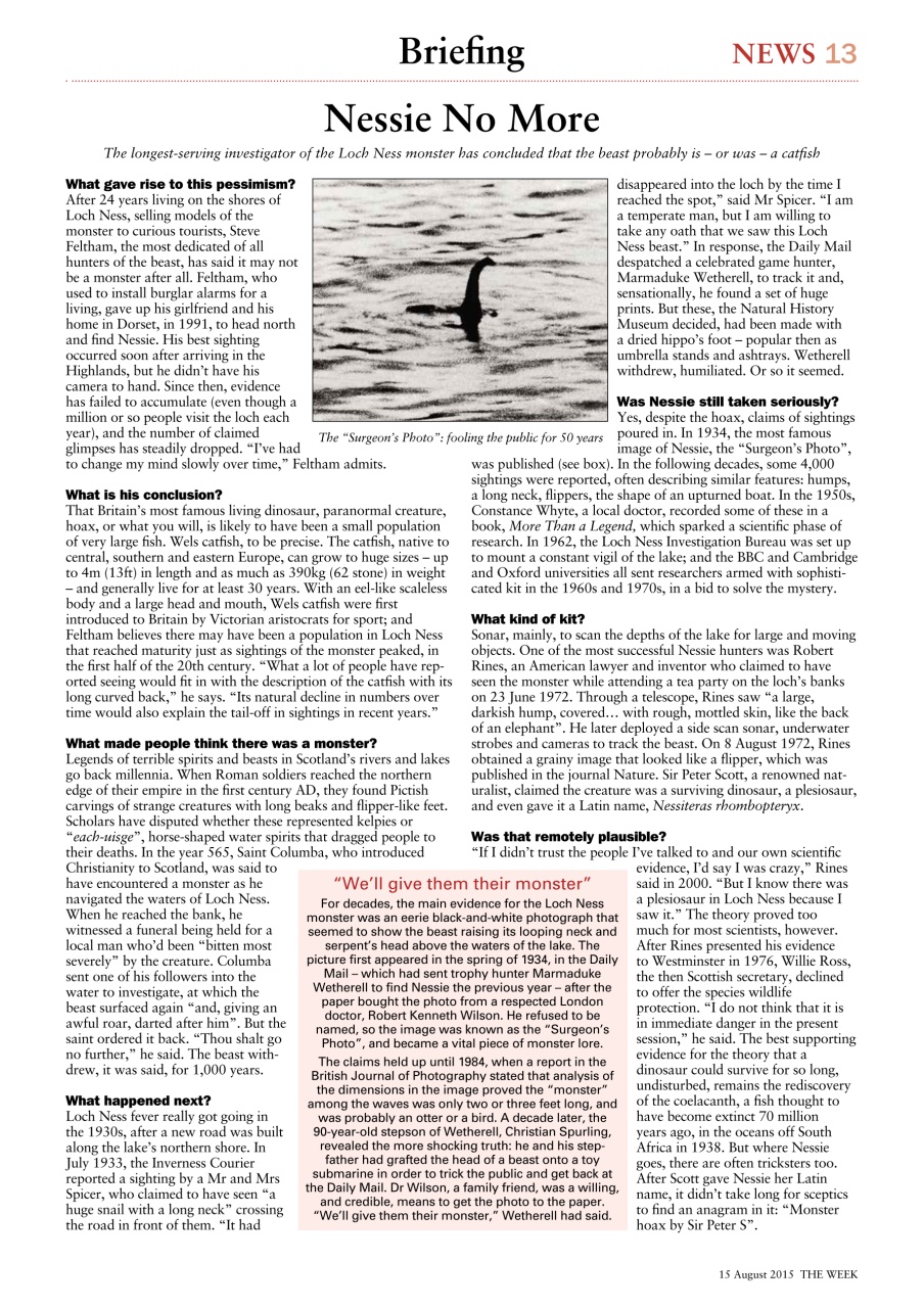 The Week Preview Pages