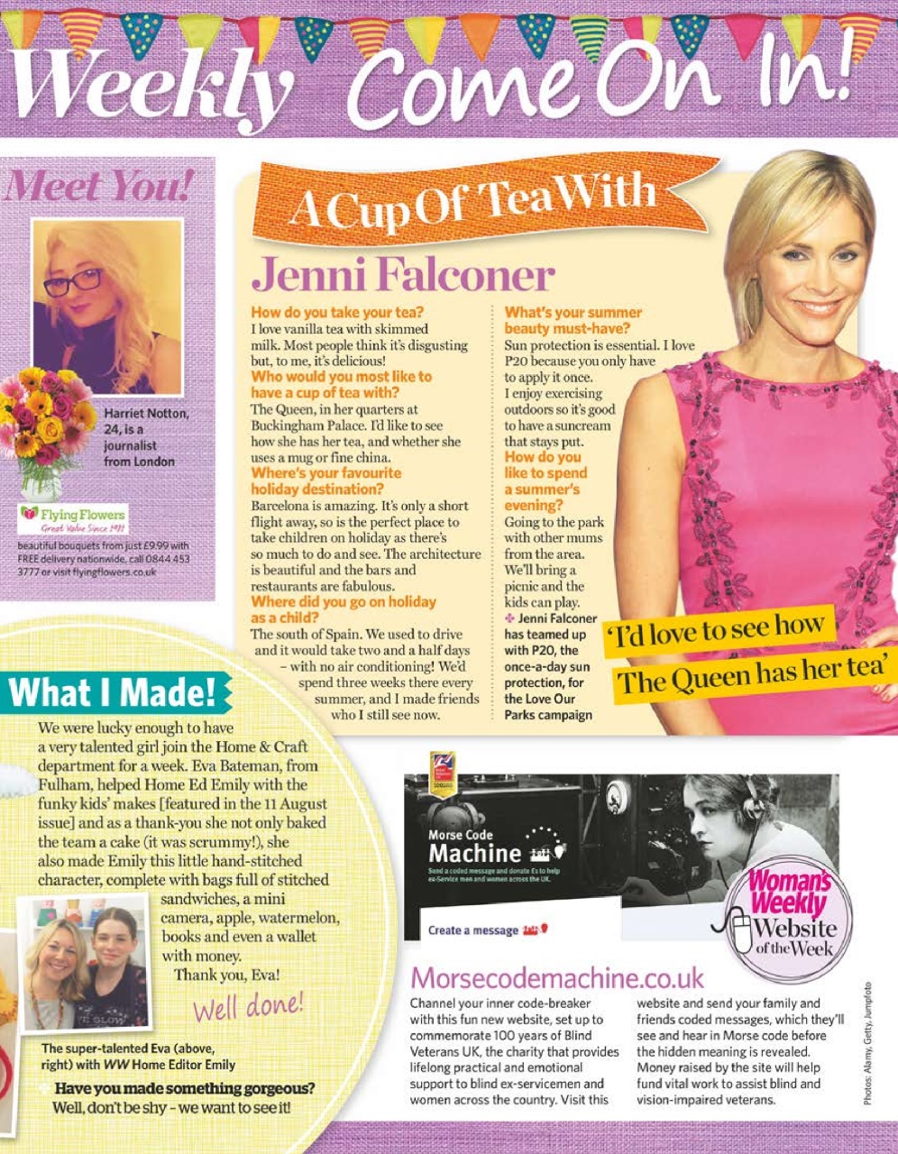 Woman's Weekly Preview Pages