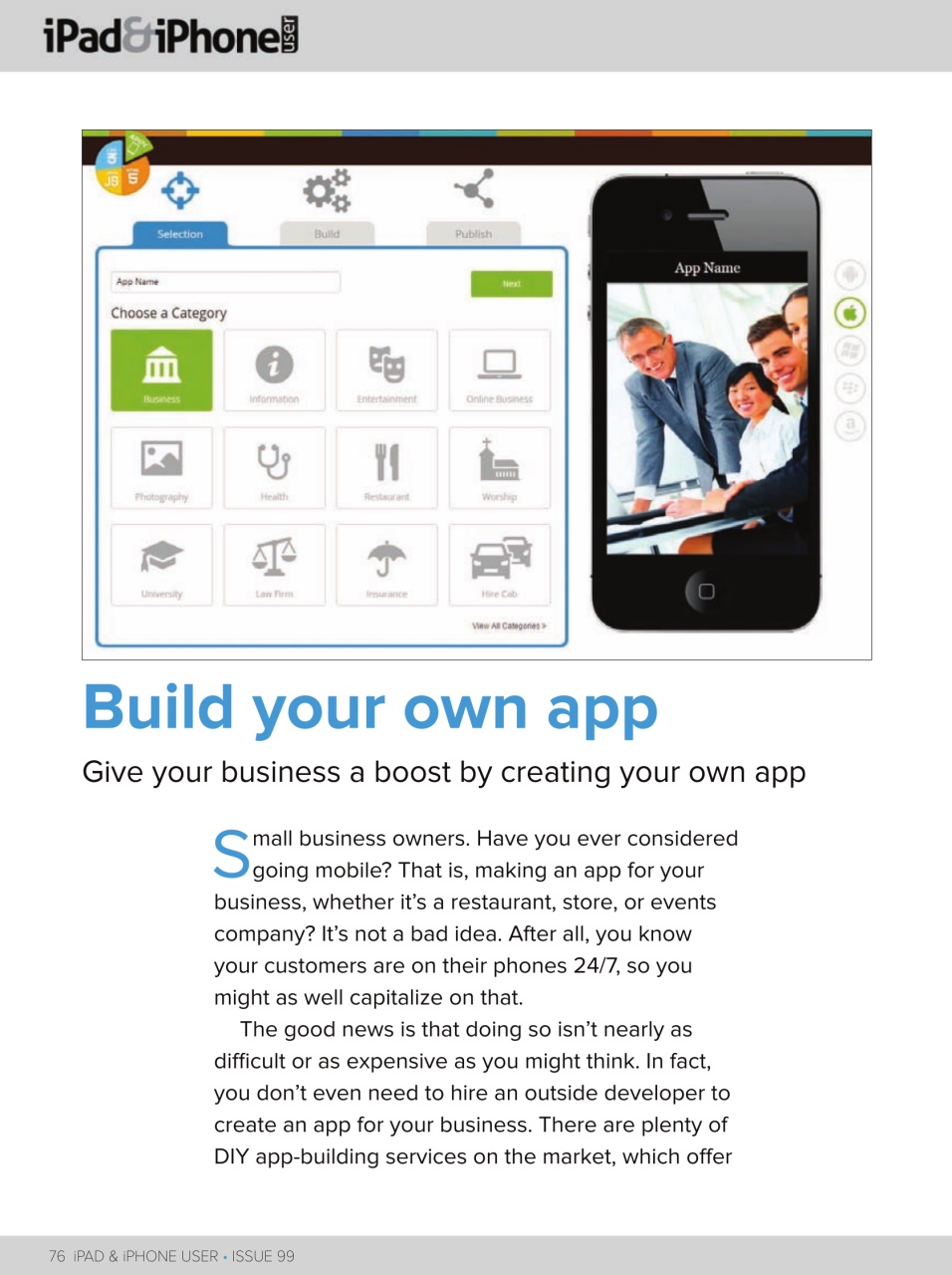 iPad and iPhone User Preview Pages