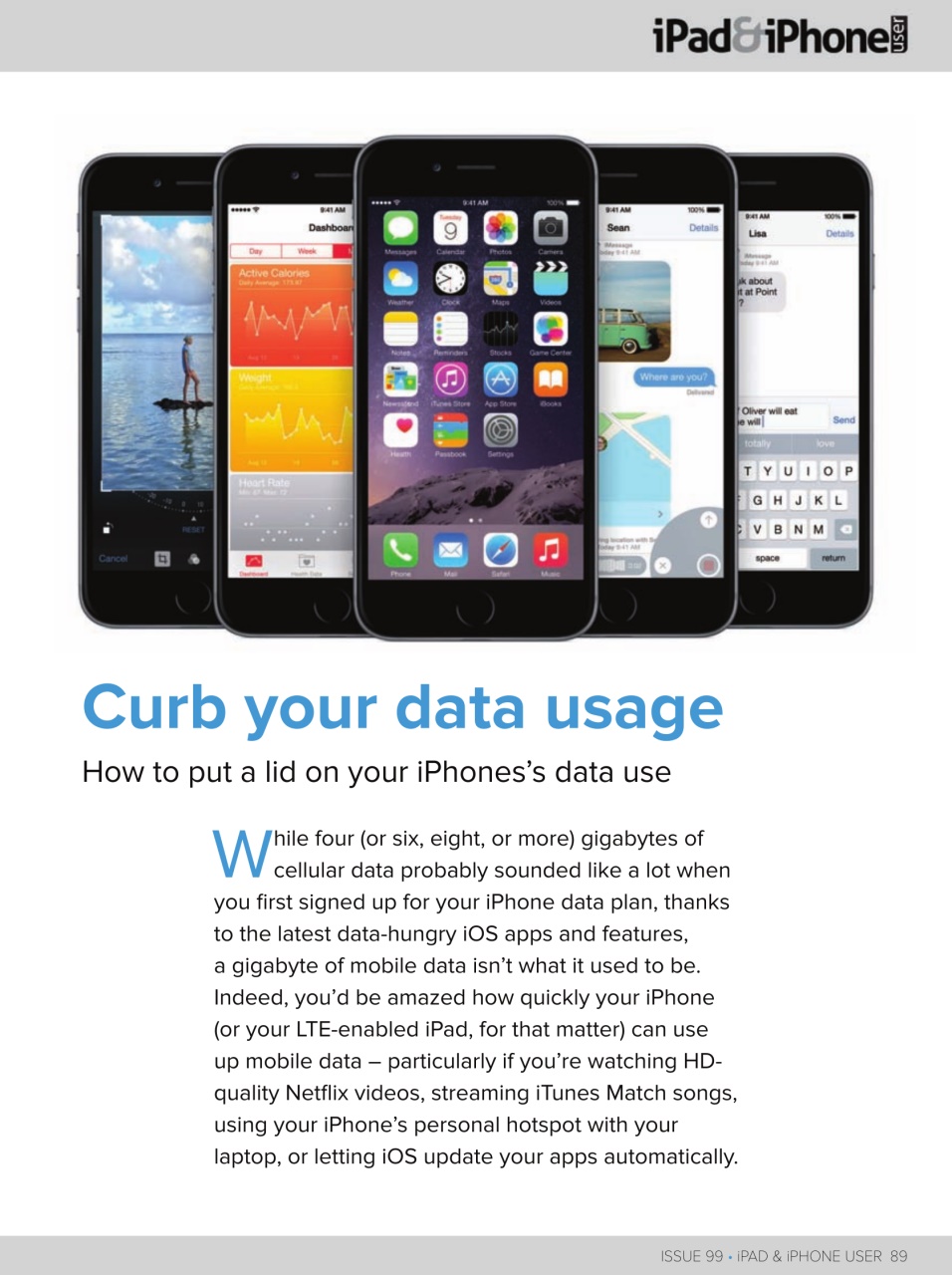 iPad and iPhone User Preview Pages