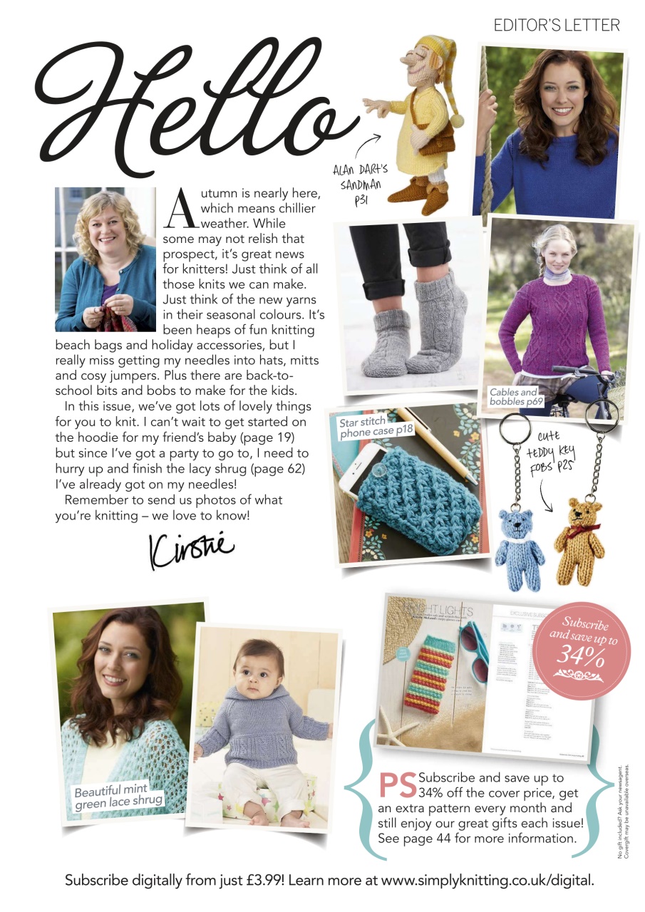 Simply Knitting Preview Pages