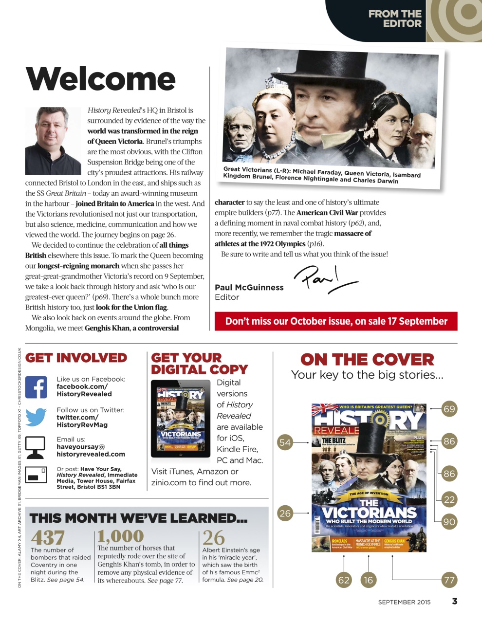 BBC History Revealed Magazine Preview Pages