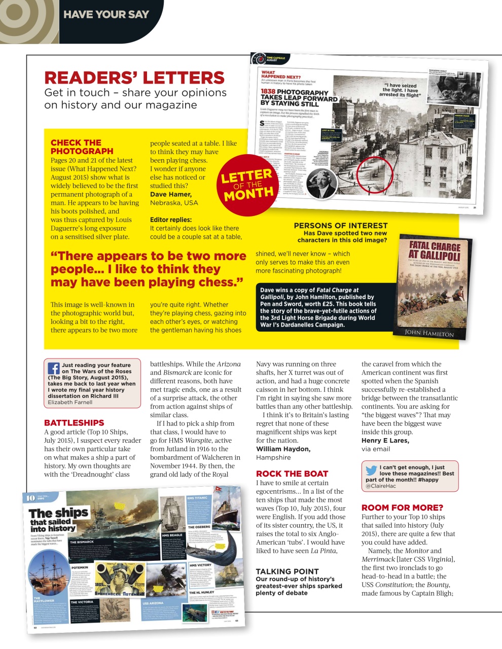 BBC History Revealed Magazine Preview Pages