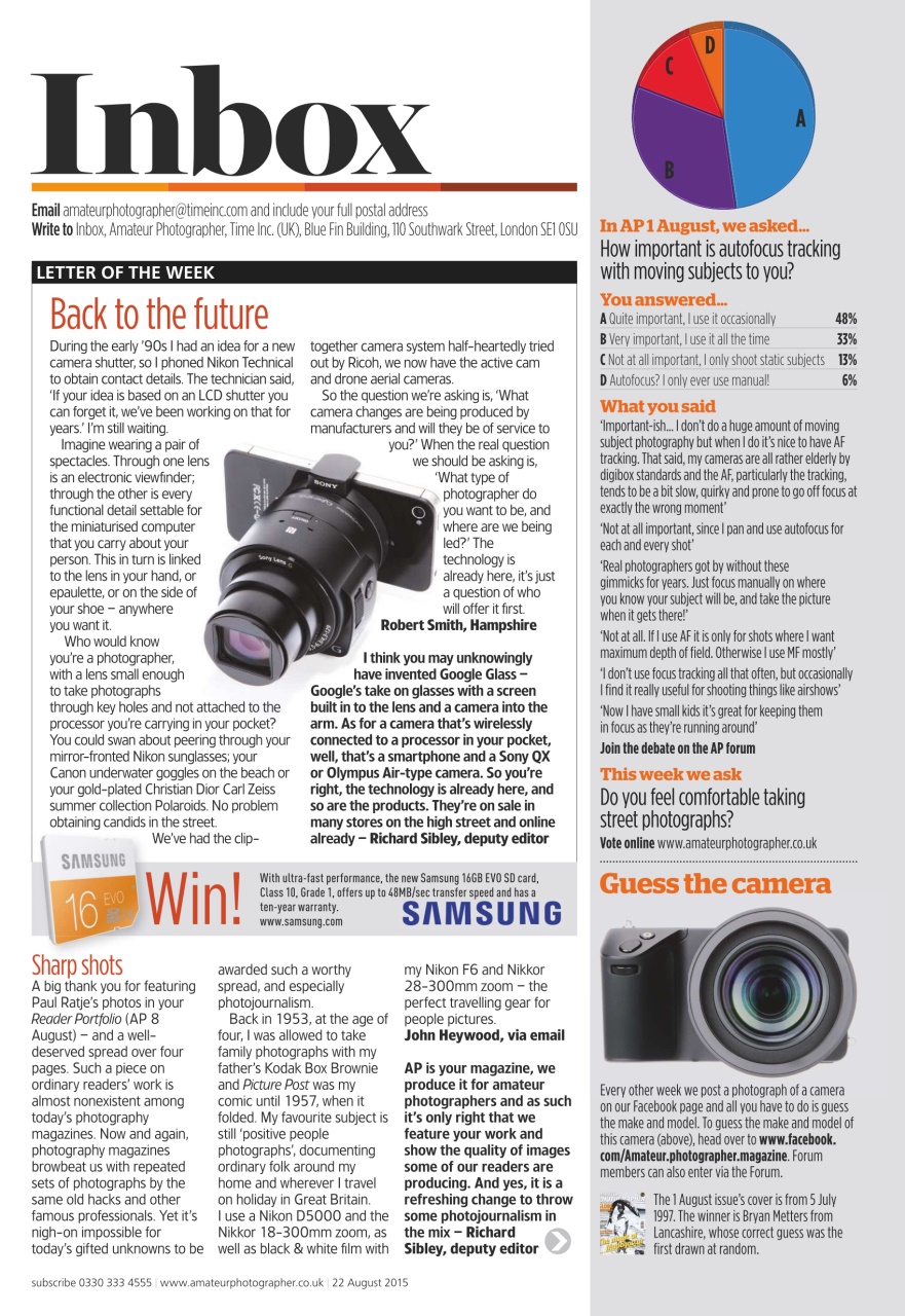 Amateur Photographer Preview Pages