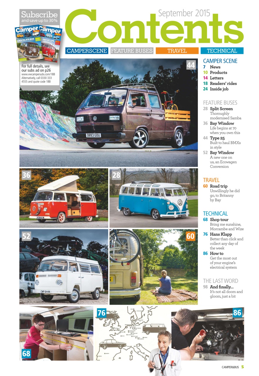VW Camper Preview Pages