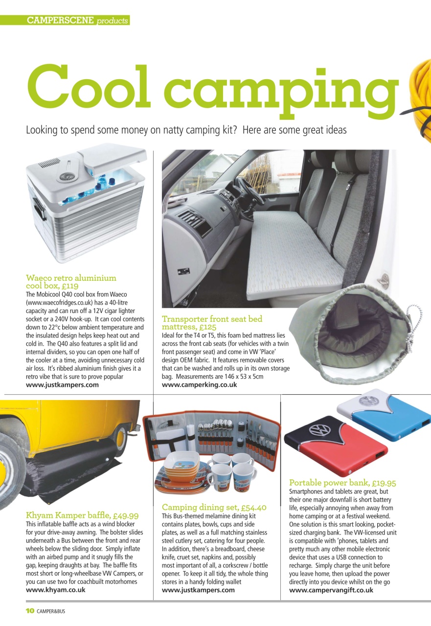 VW Camper Preview Pages