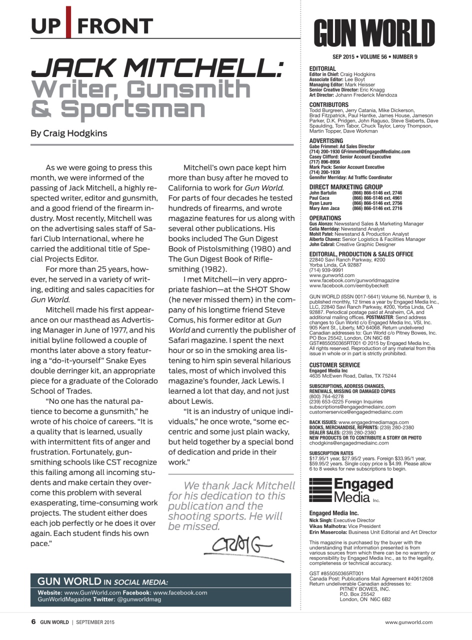 Gun World Preview Pages