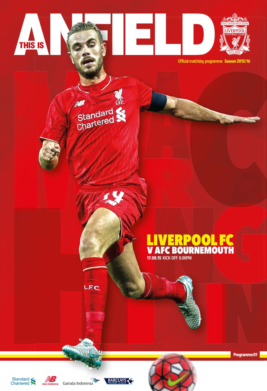 Liverpool FC Programmes Preview Pages