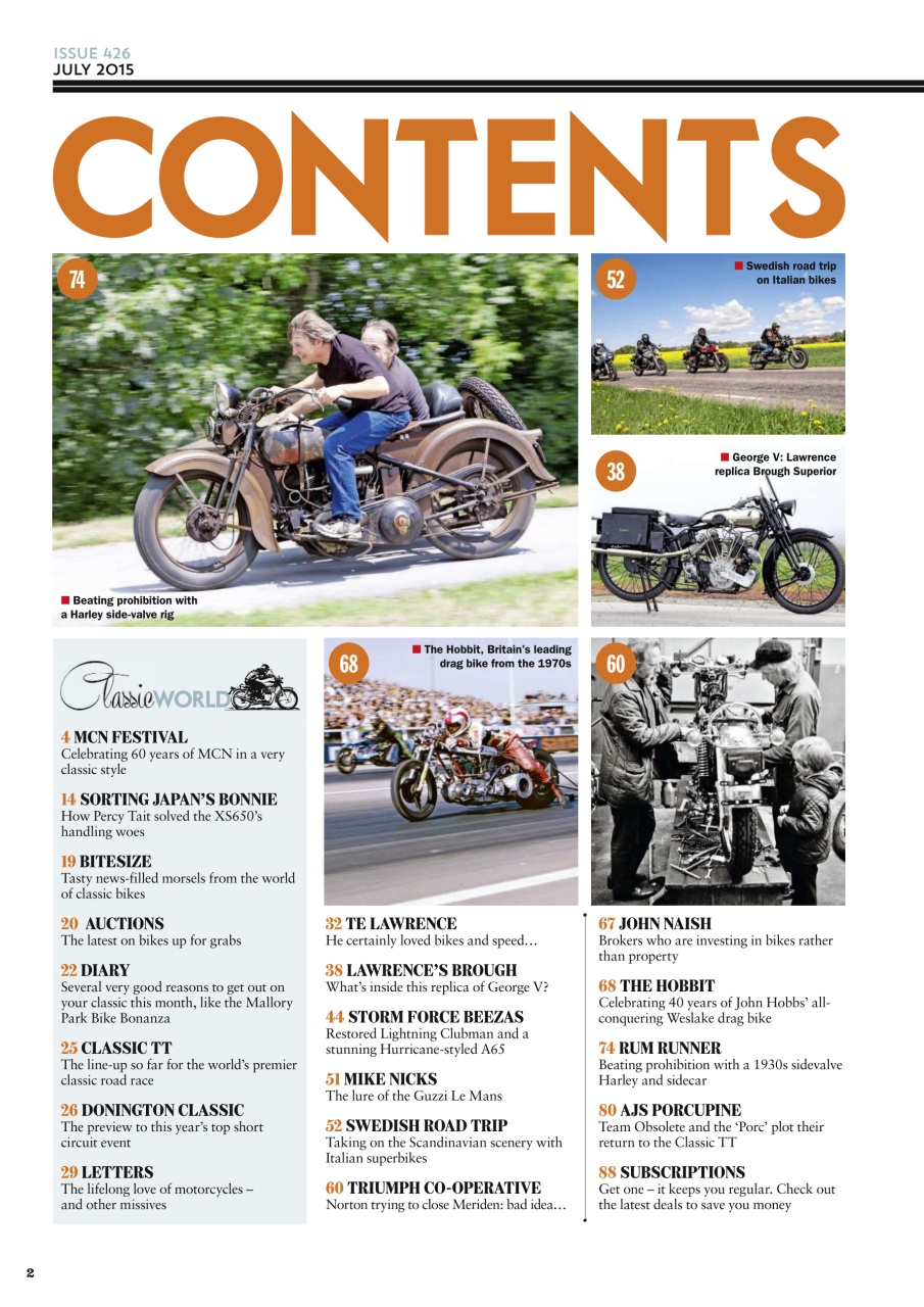 Classic Bike Preview Pages