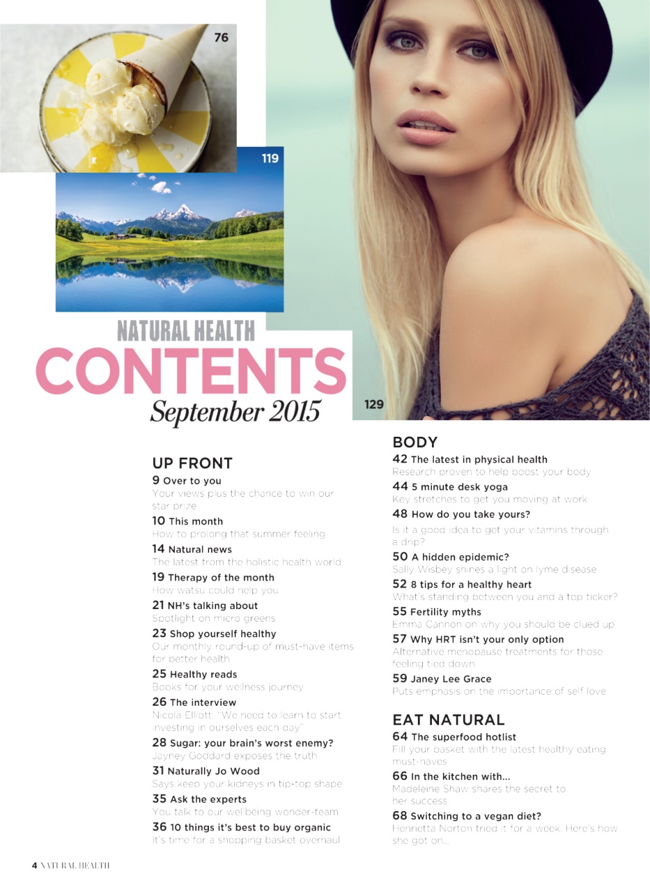 Natural Health Preview Pages