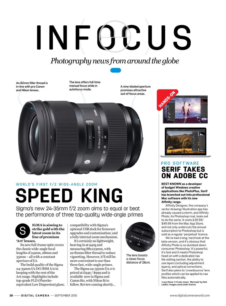 Digital Camera Magazine Preview Pages